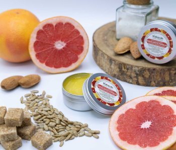 Exfoliante Facial y Corporal de Pomelo, Kalopolis: 50g (Viajero)