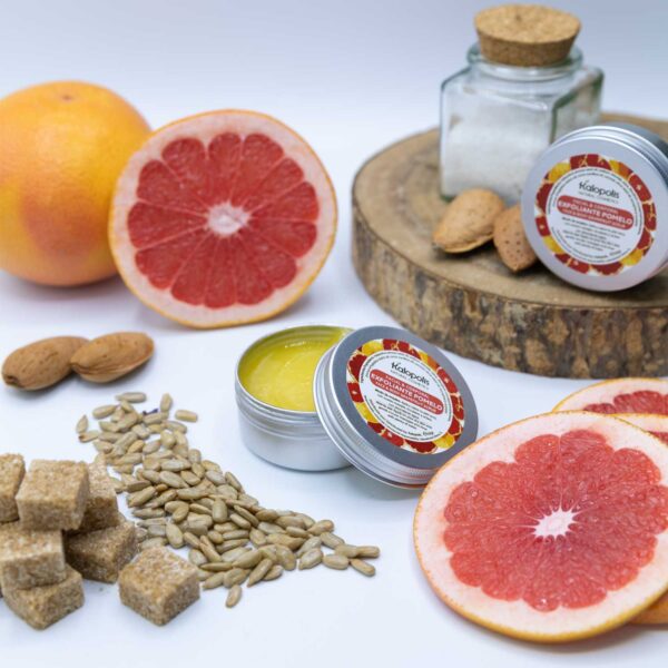 exfoliante facial y corporal de pomelo natural de 50g