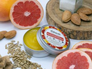 exfoliante facial y corporal de pomelo natural de 100g