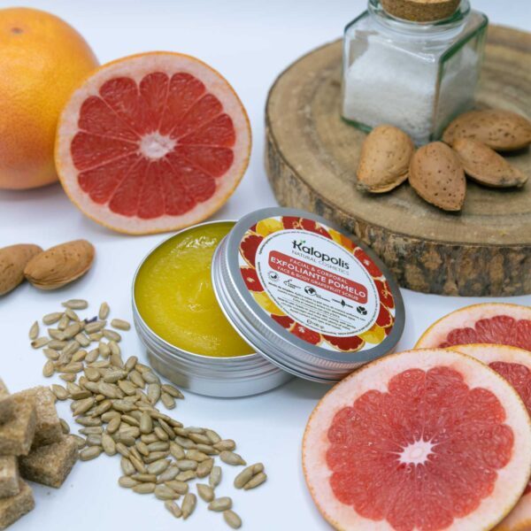 exfoliante facial y corporal de pomelo natural de 100g
