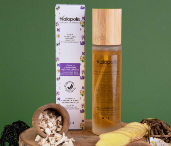 Tónico Desmaquillante Revitalizante (Lavanda, camomila y raíz de malvavisco), Kalopolis: 120 ml