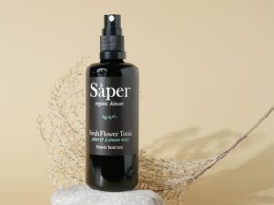 tónico facial de aloe y limón natural